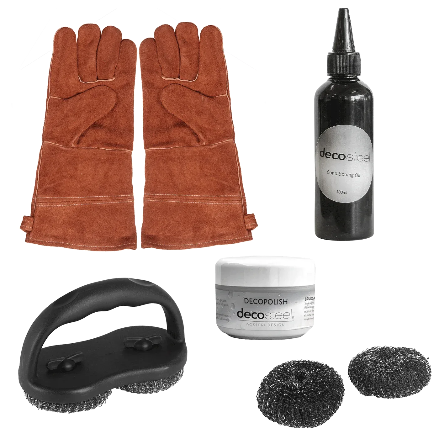 Grillzubehör Reinigungsset "Clean Stainless" - Edelstahl Outdoorküchen