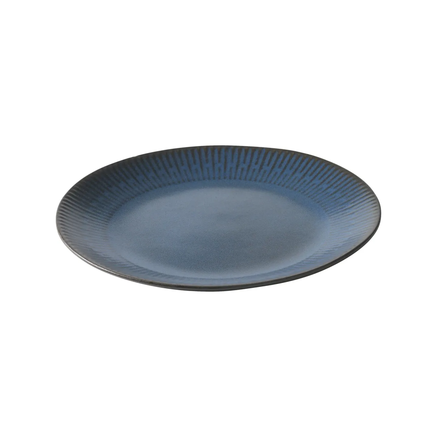 Aida Relief tallrik 22 cm Blå