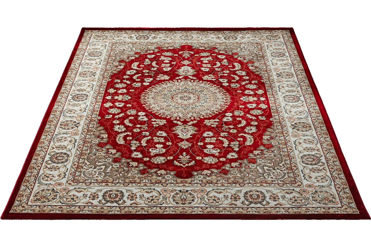Dubai Medallion Wiltonmatta 80x200 cm - Röd