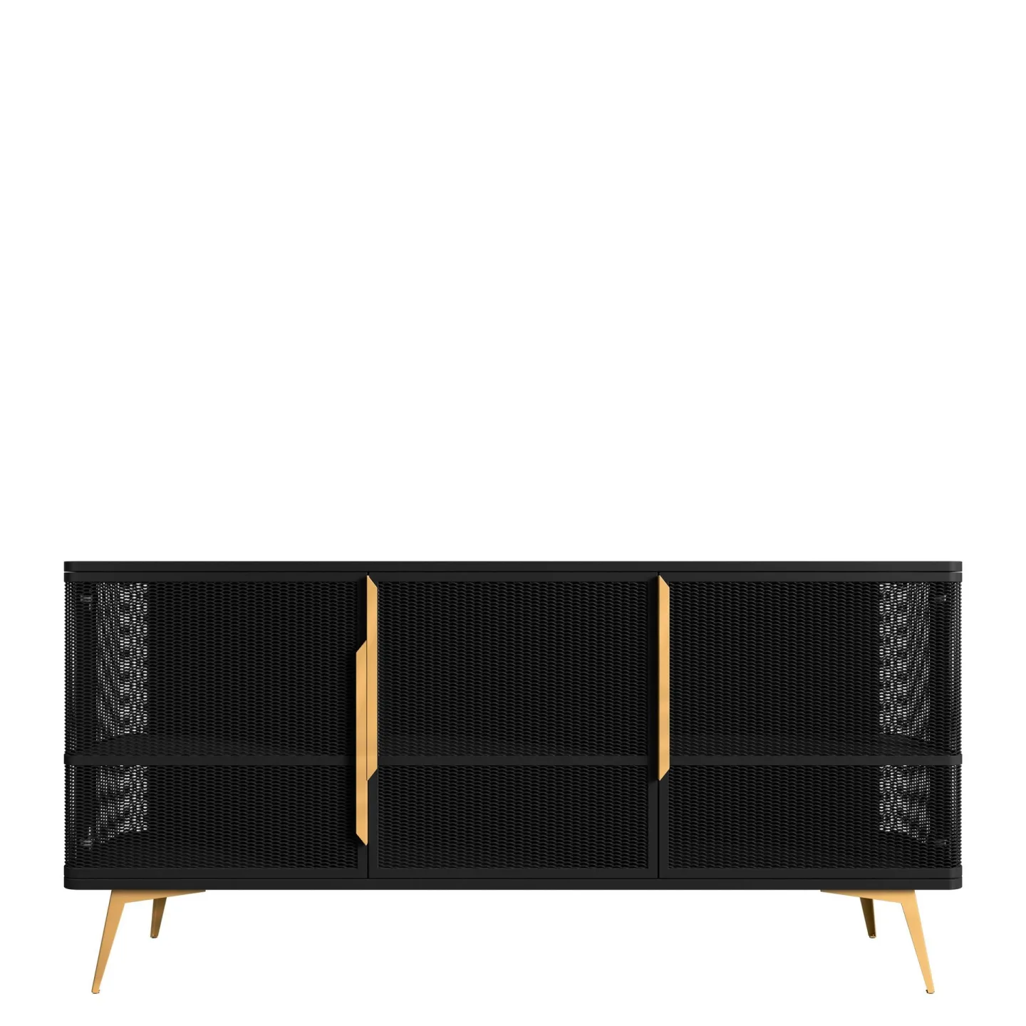Mireva Skänk 180 cm - svart, guld