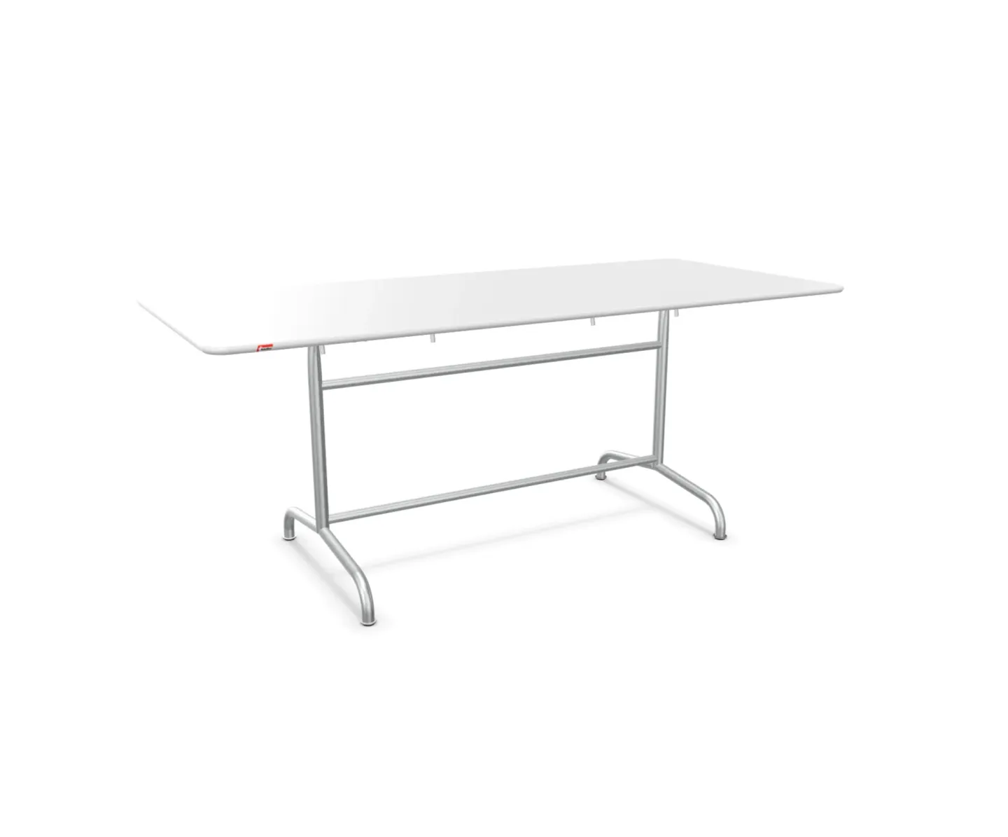 Schaffner Metall-Tisch Rigi Feuerverzinkt Weiss | Schubiger Möbel