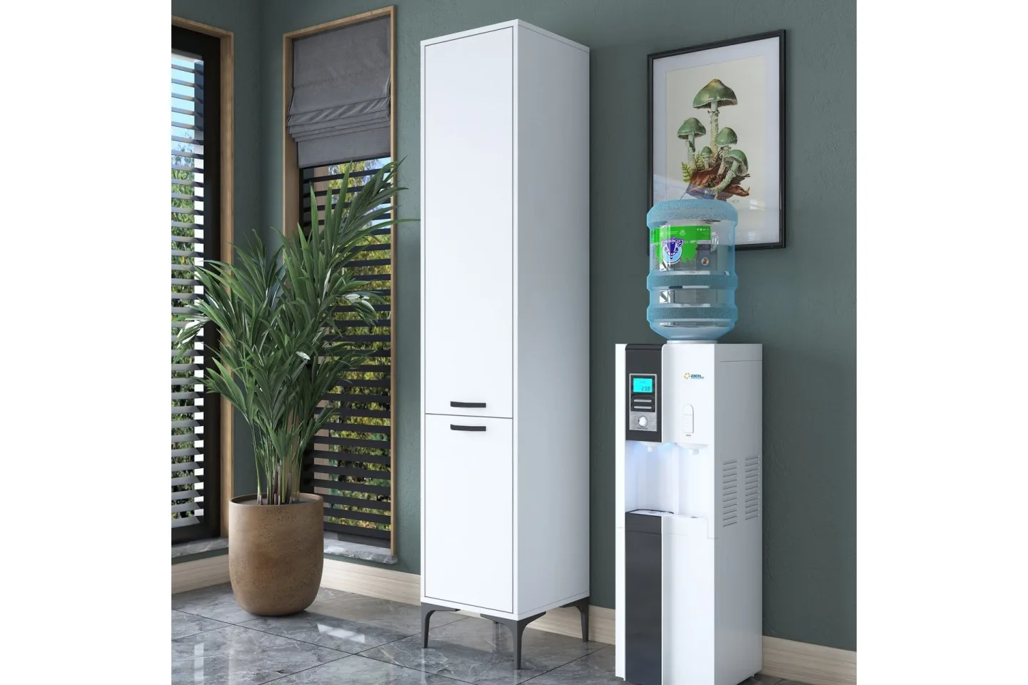 Manorma Highboard - Vit