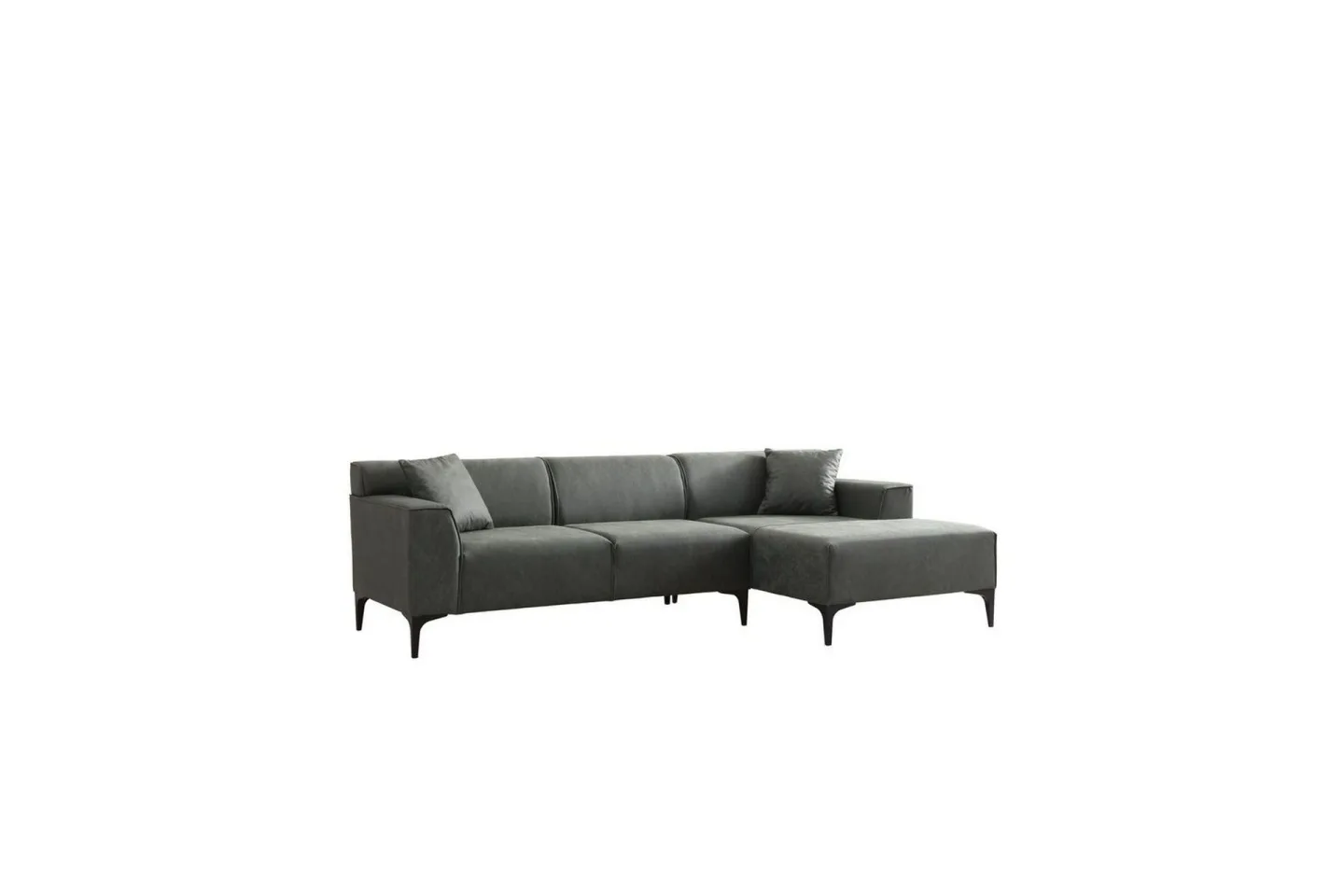 Malpani Soffa med Divan 3-sits - Grön