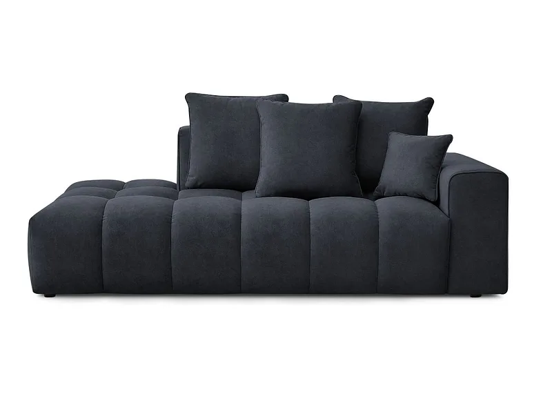 3er Sofa BOBOCHIC MONT-BLANC Samt dunkelblau