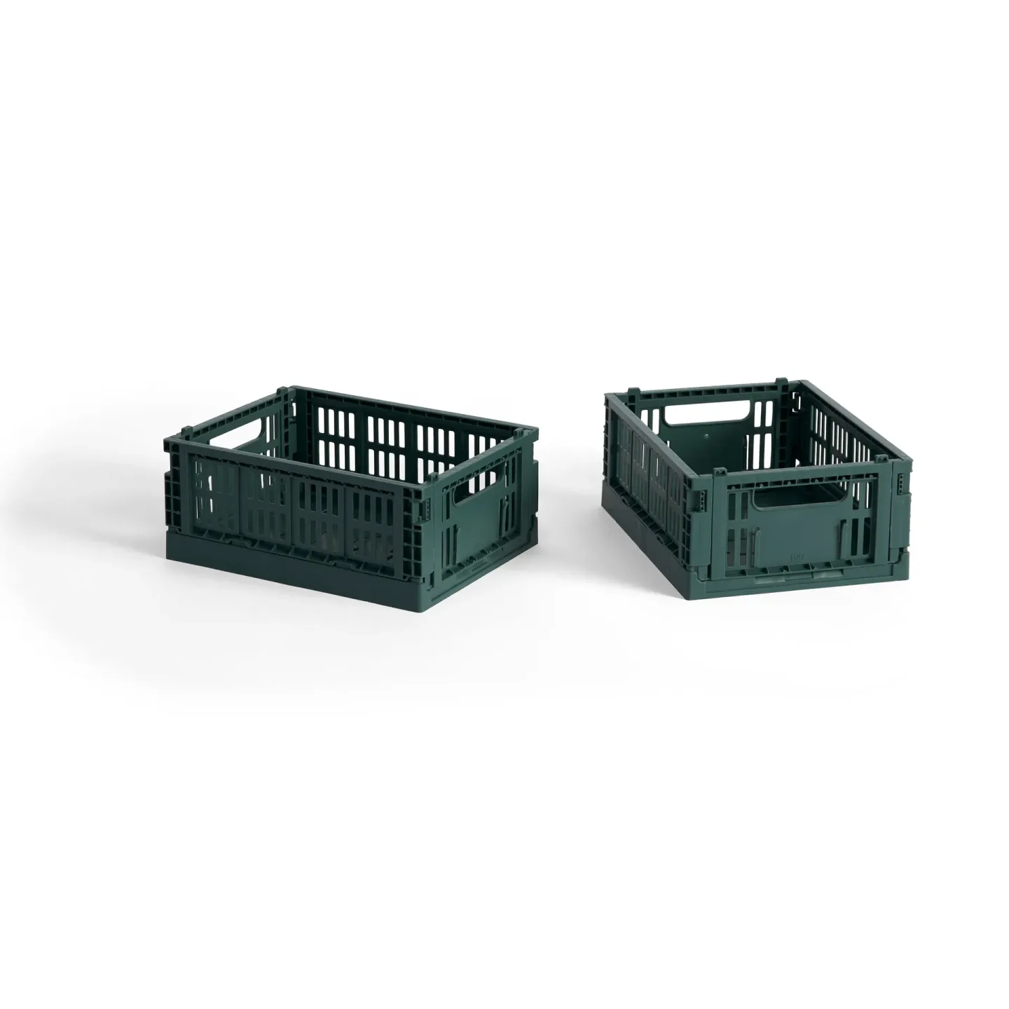 HAY HAY Colour Crate Mini 13x17 cm 2-pack Dark green