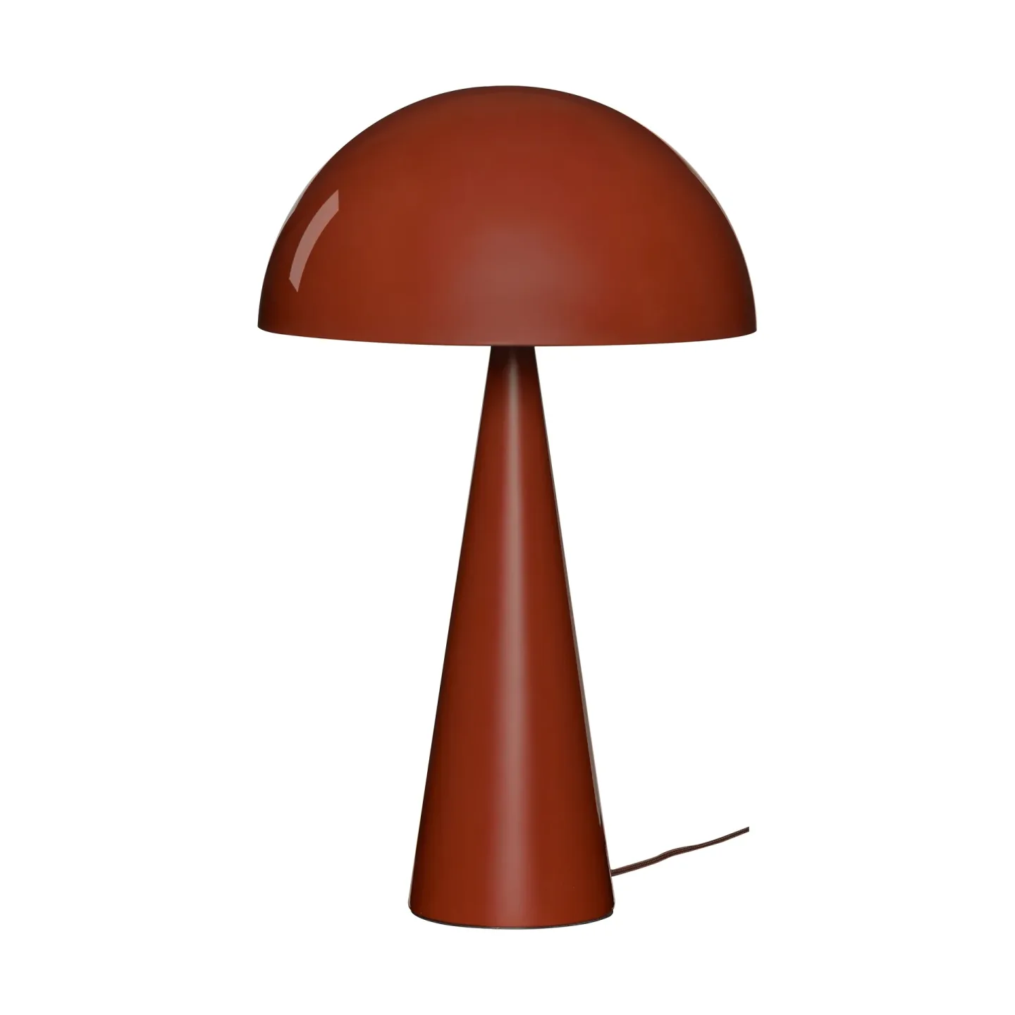 Hübsch Mush Tischleuchte Brown, tall 50 cm