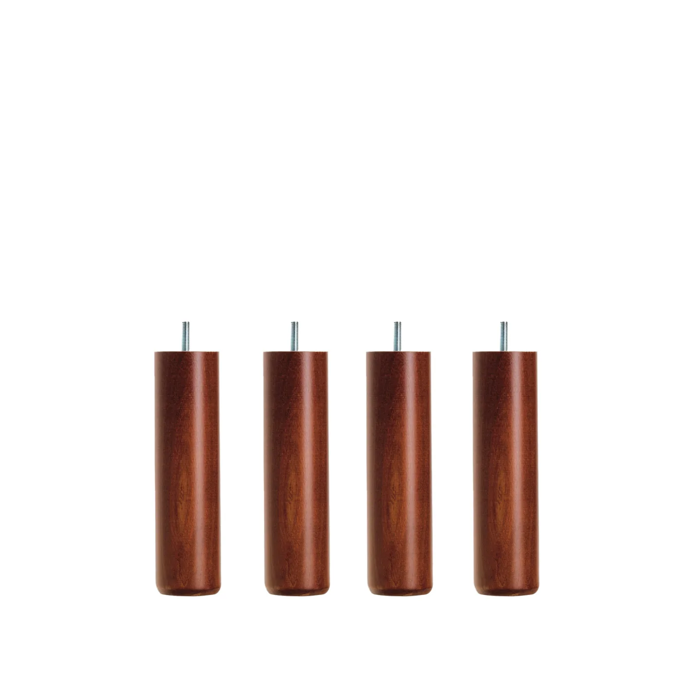 DUX - Dux SC sängben rund mahogany 20 cm 4-pack - Sängben - Träfärgad - Trä