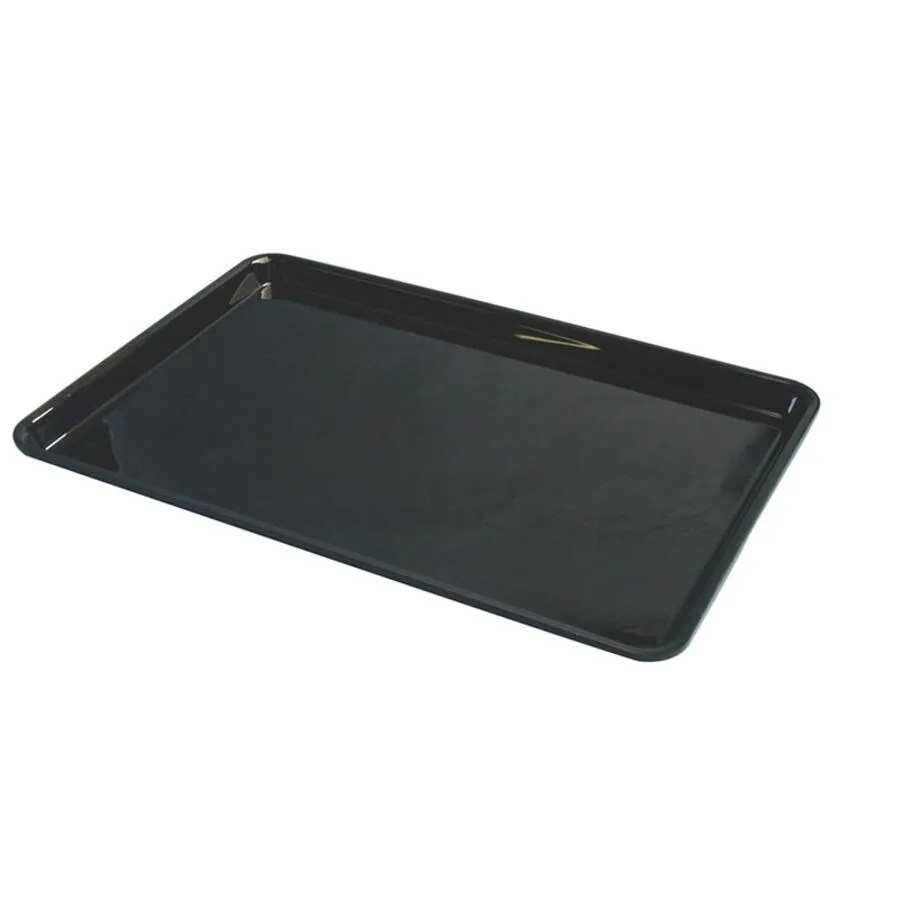 Diverse Schale Linum Schwarz Plexiglas 42 cm 5 cm