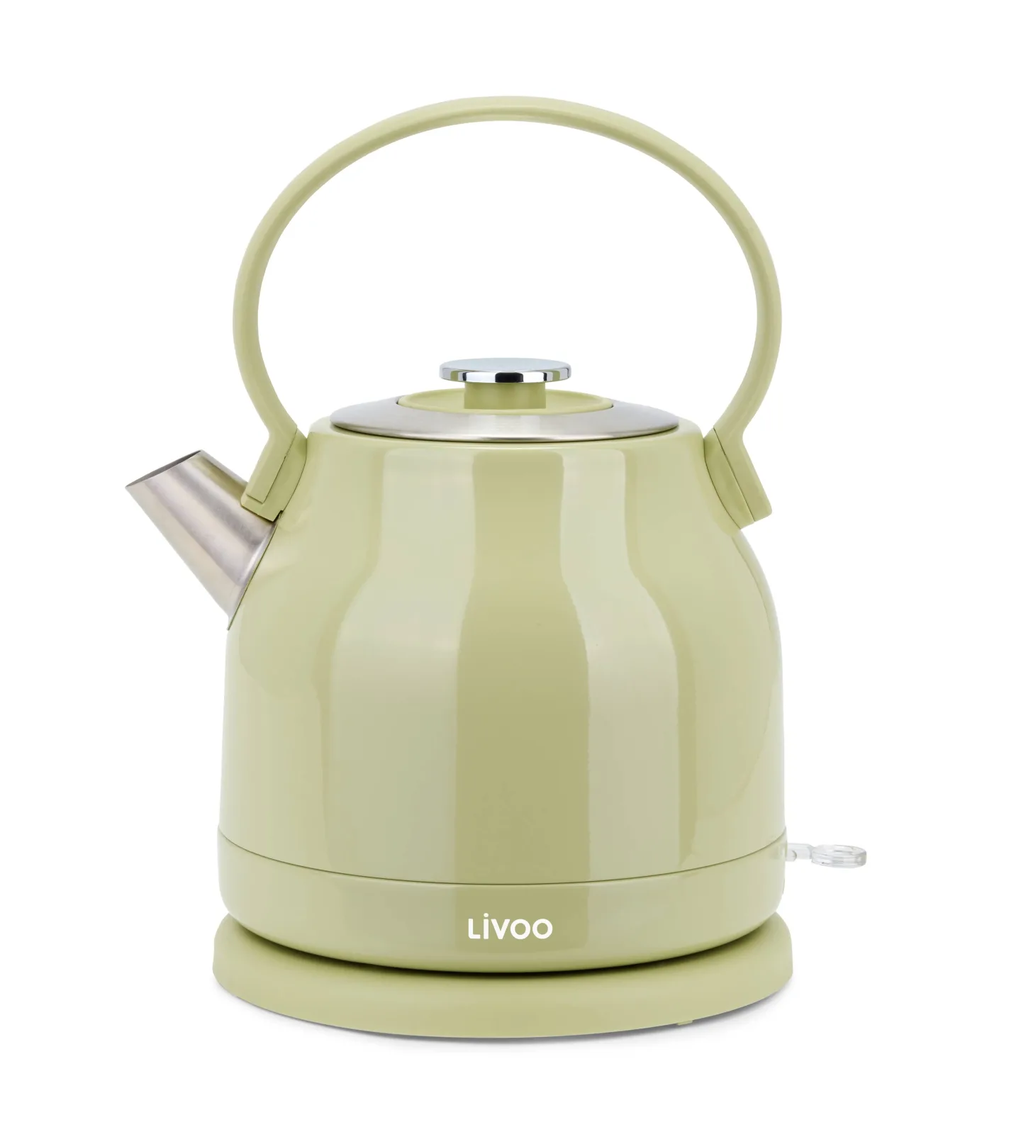 Livoo Retro Vannkoker - 1,5l - pistasj