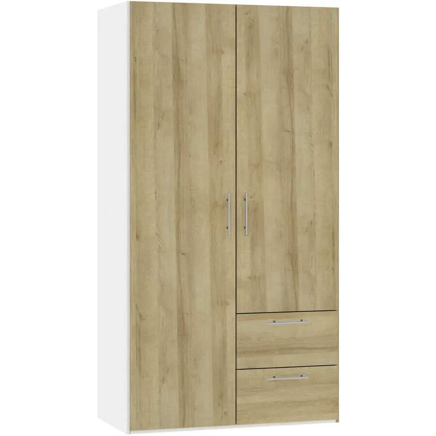 MyDeal Kleiderschrank Comfort go eiche Holzwerkstoff B 102 cm - Schweizer Möbelhersteller