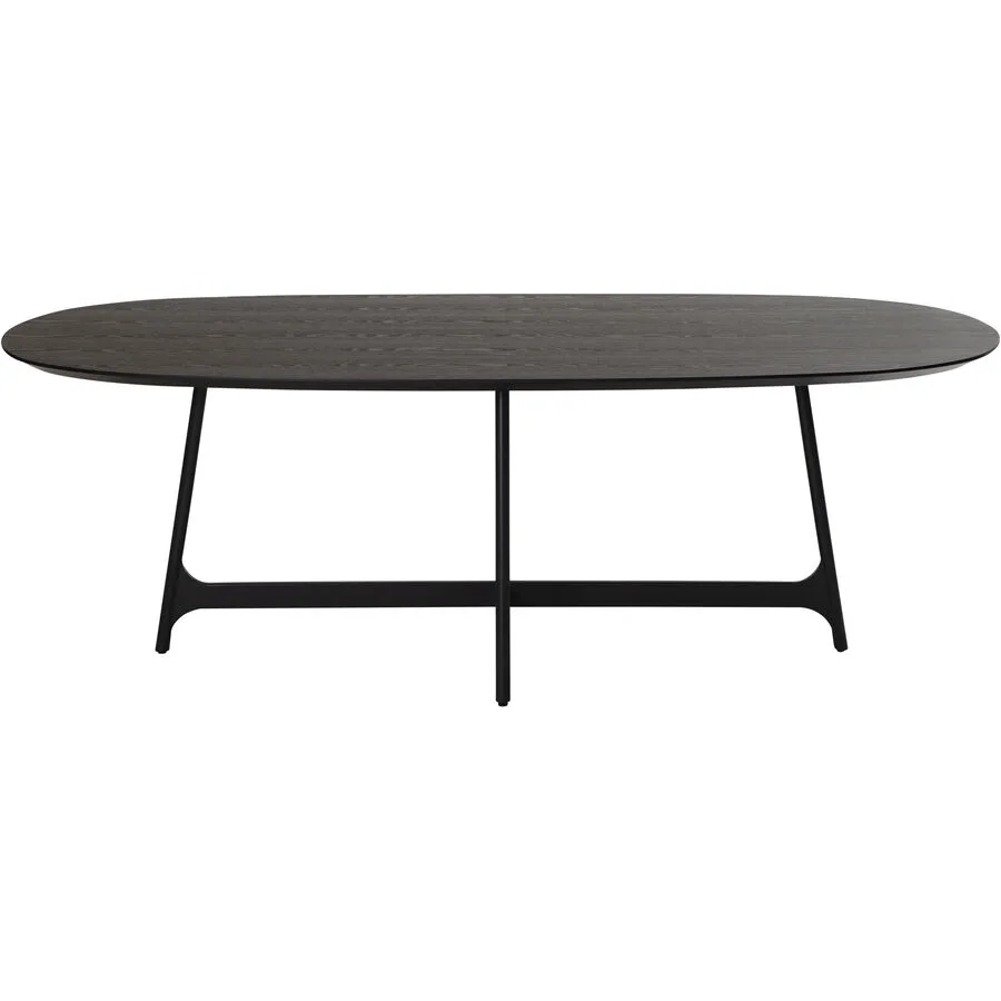 DAN-FORM Tisch Ooid Schwarz Esche B 200 T 110 cm