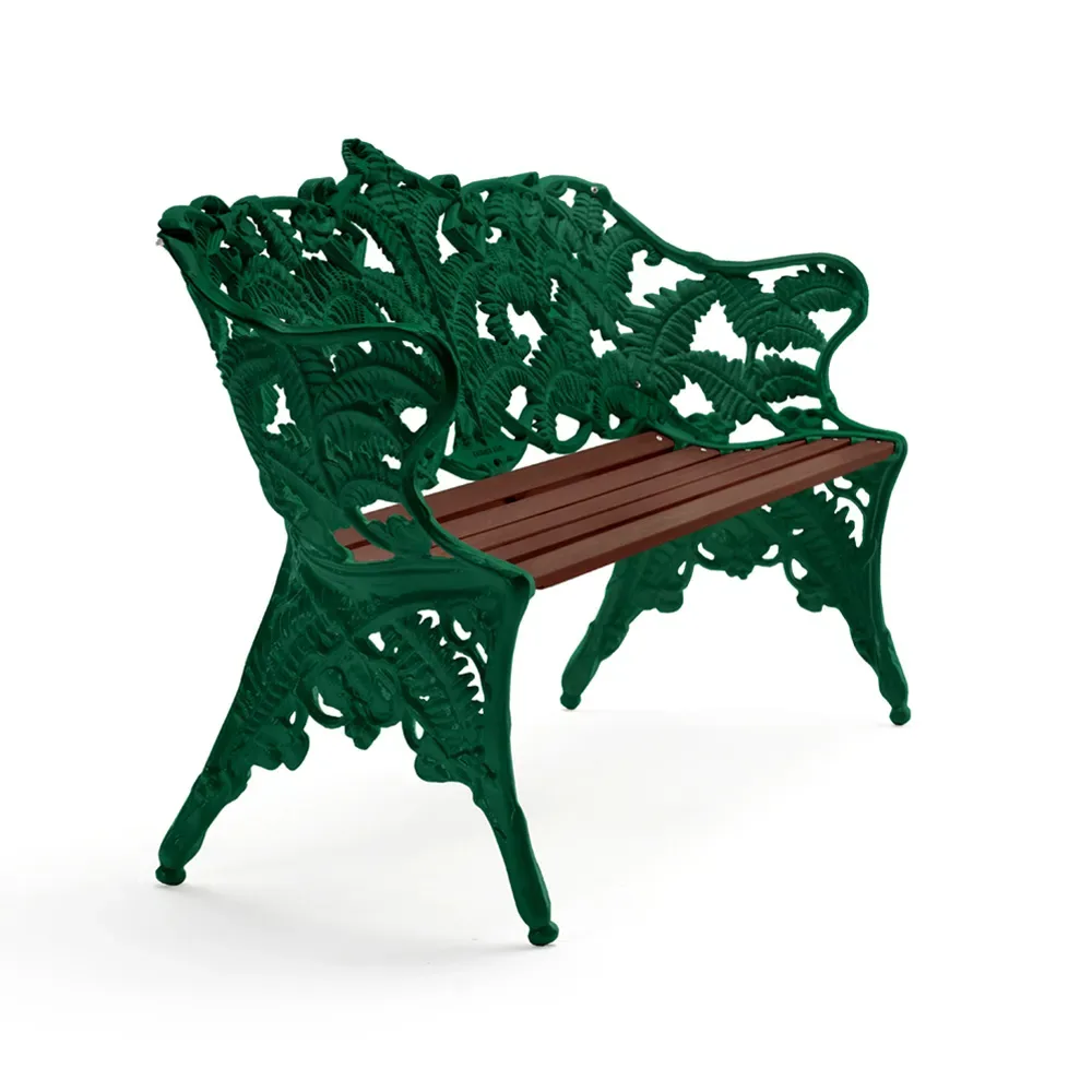 Byarums bruk Classic Sofa Mahagoni geölt, grünes Gestell