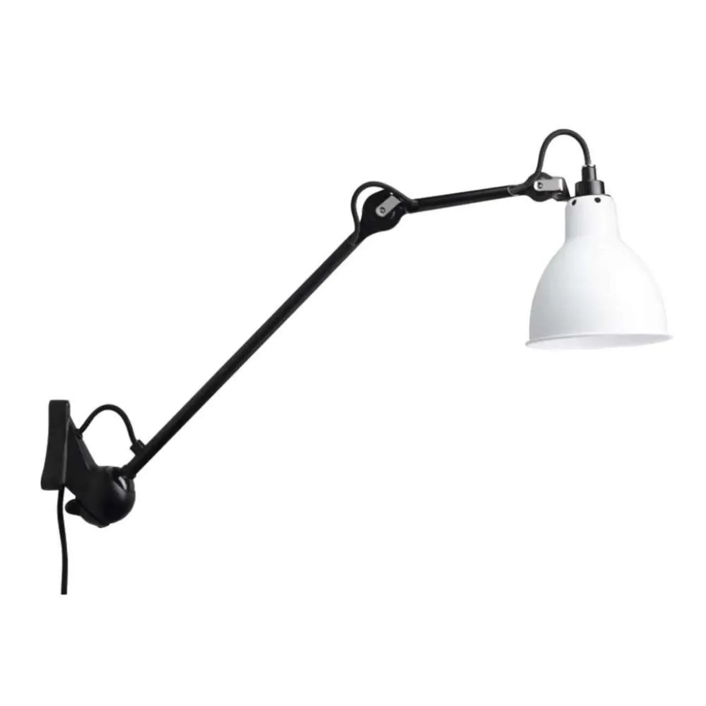 222 Wandleuchte Schwarz/Weiß - Lampe Gras - Wohnzimmer - Metall