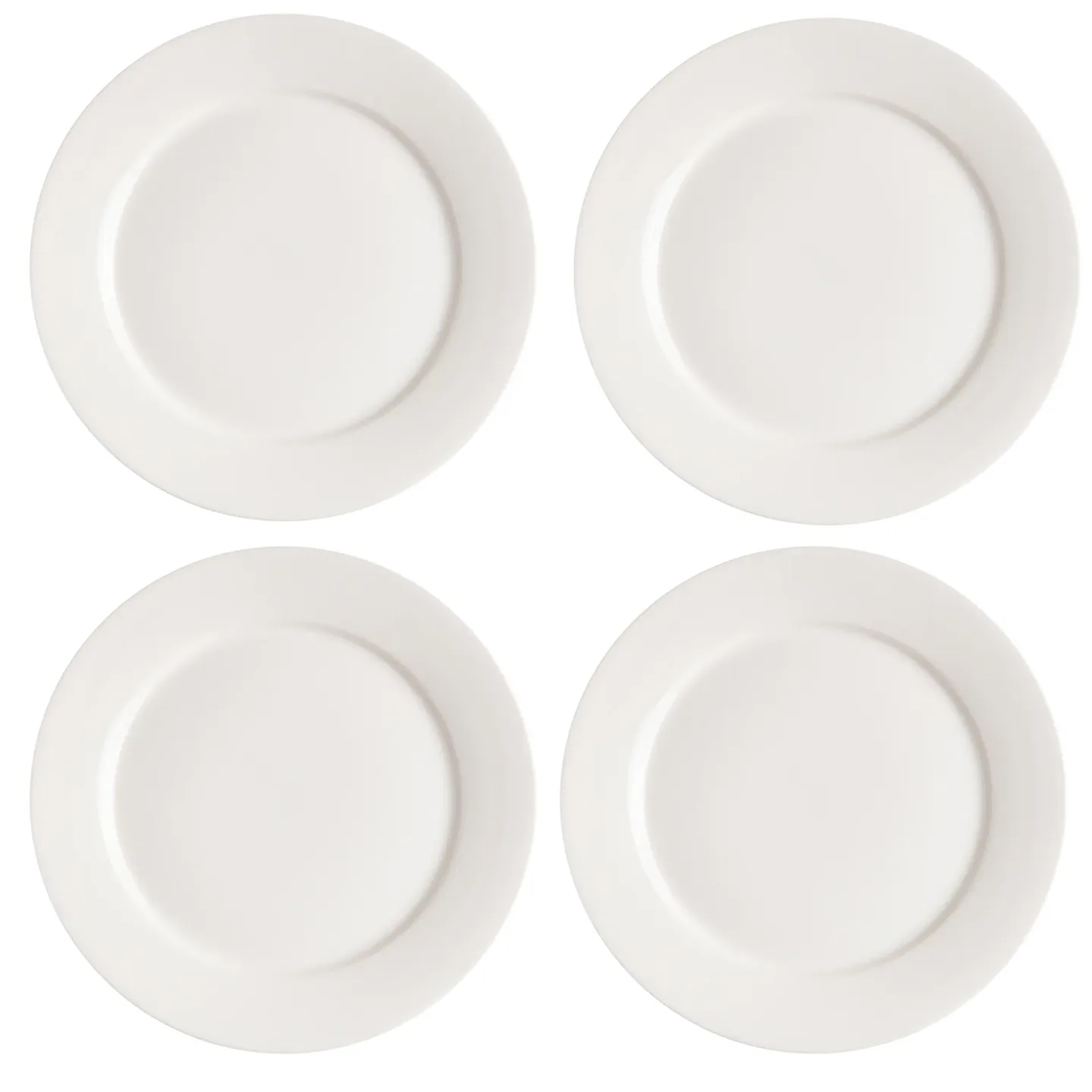Scandi Living Kalk tallrik 28 cm 4-pack vit