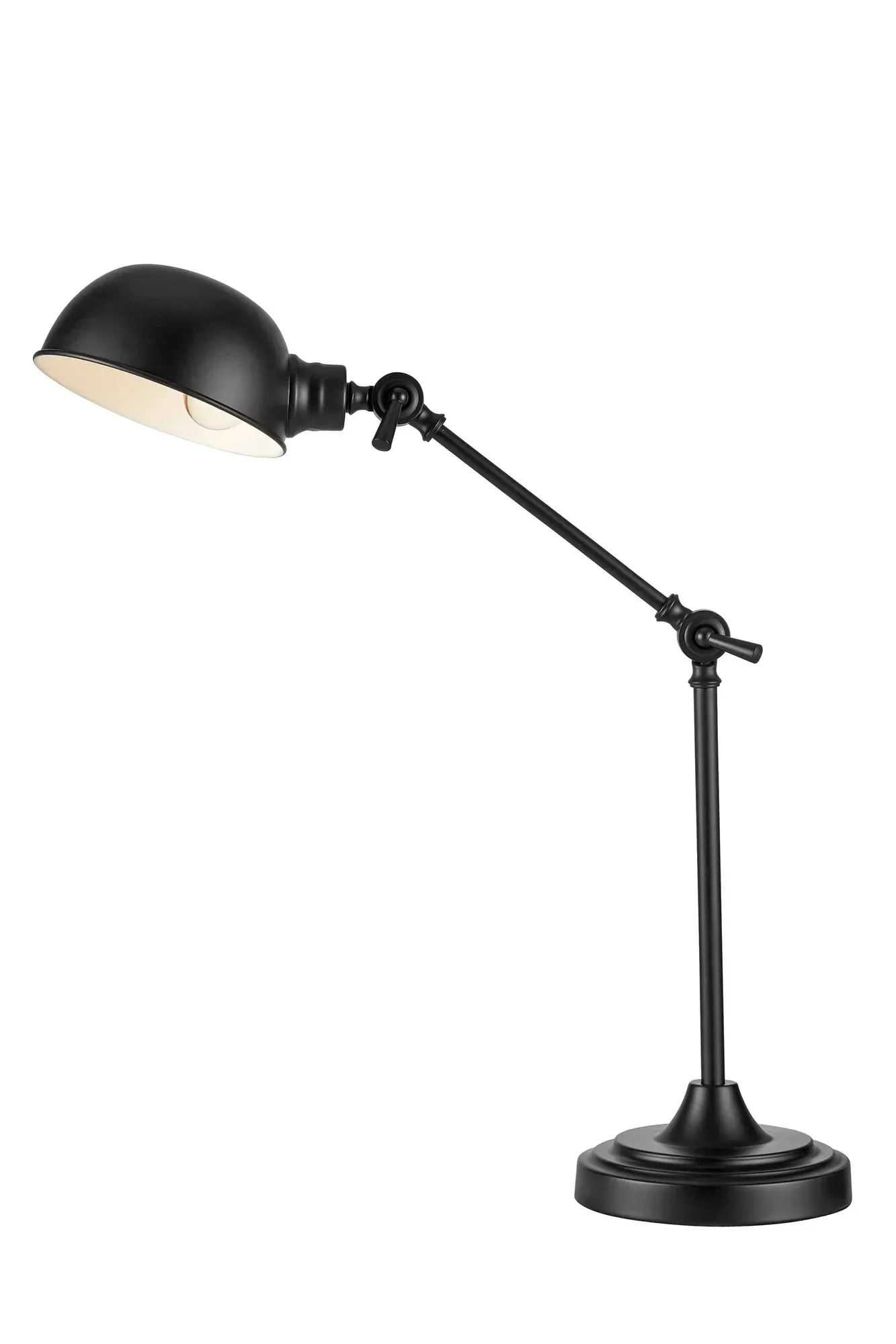 Portland Schreibtischlampe Schwarz