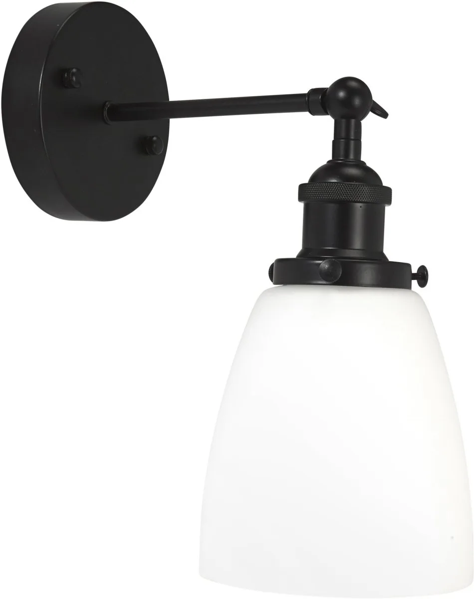 Kappa vägglampa Svart Opal - Pr Home