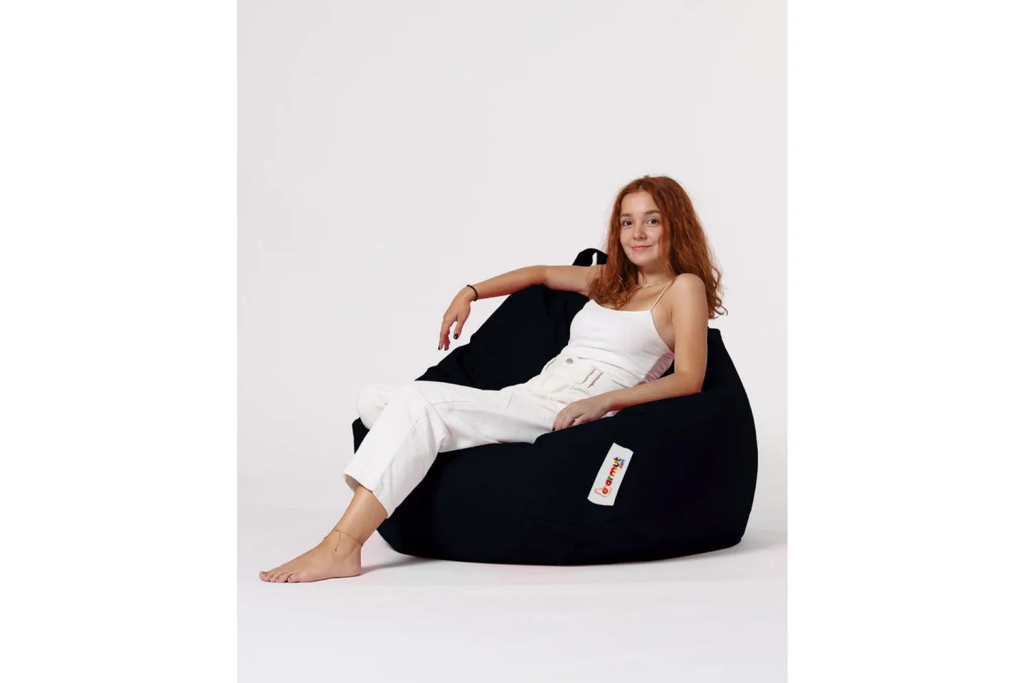 Sittsäckar utomhus Hunny Sittsäck Utomhus 115 cm Svart -