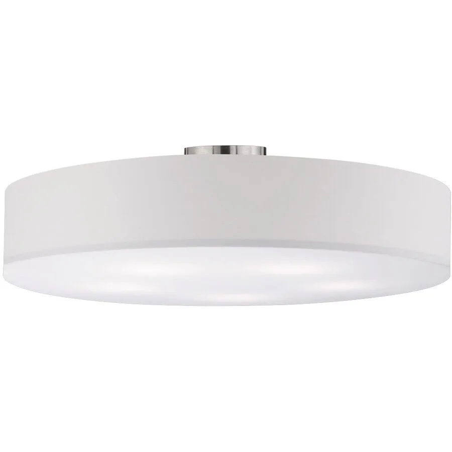 Deckenlampe Dari Grau Metall 65 cm 17 cm - Farbe: Nickel matt