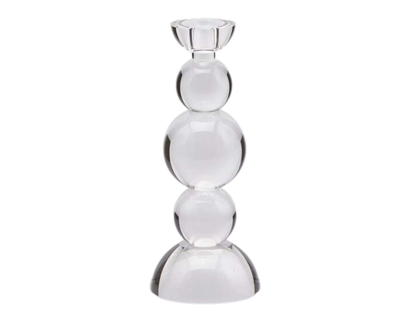Edg Kerzenständer Kristallglas H: 12 cm | Schubiger Möbel