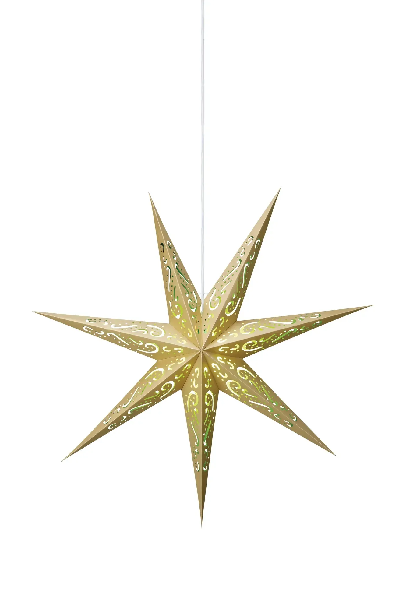 Elin Stern Gold/Grün 75 cm