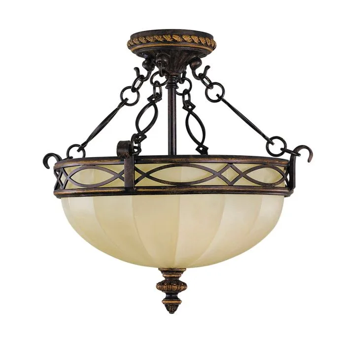 Elstead Lighting - Drawing Room Ø40 - Takplafond - Brons