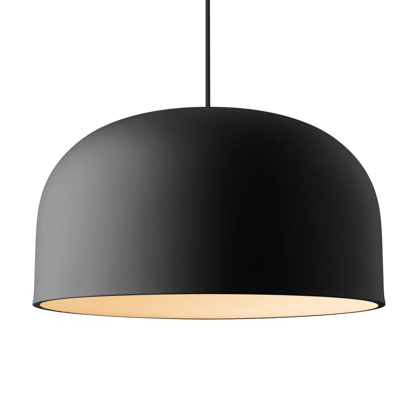 Quay Pendelleuchte Large Ø43 Black - PLEASE WAIT to be SEATED - Wohnzimmer - Modern - Metall - Einflammig