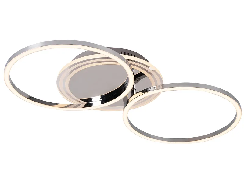 Deckenlampe LED OSCAR 34cm 40W chrom