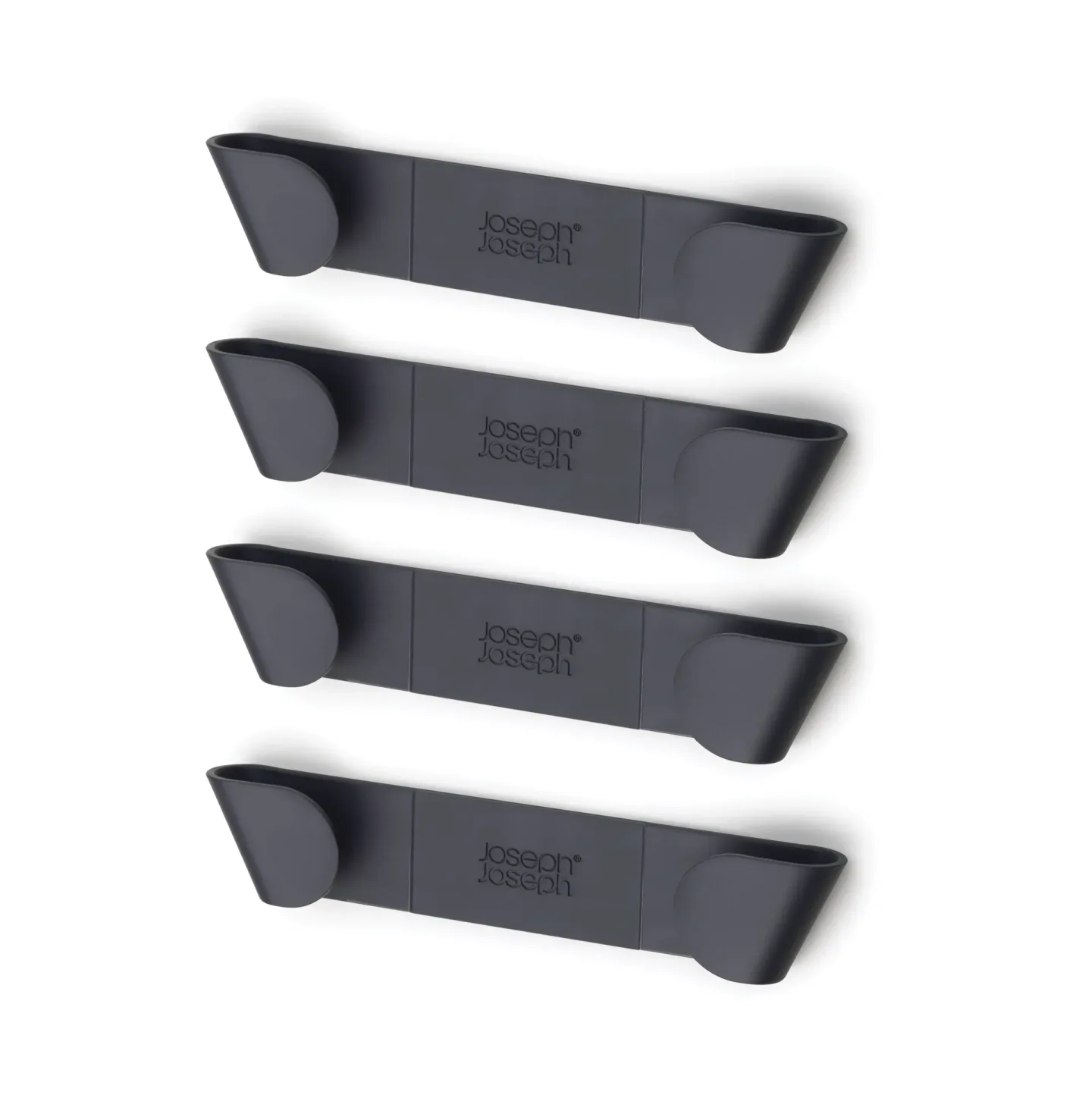 Joseph Joseph Cupboardstore Halter für Deckel 4 Stk. Grau