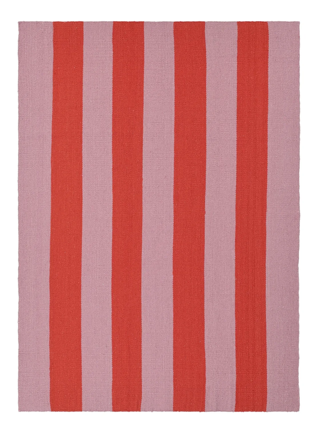 Ullteppe - Garine (rosa/rød) (Størrelse: 80 x 250 cm)
