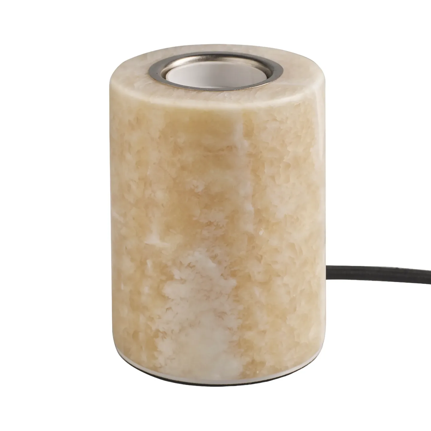 Unison Marble Lampenfuß Beige seidenmatt, Ø8×10,5 cm
