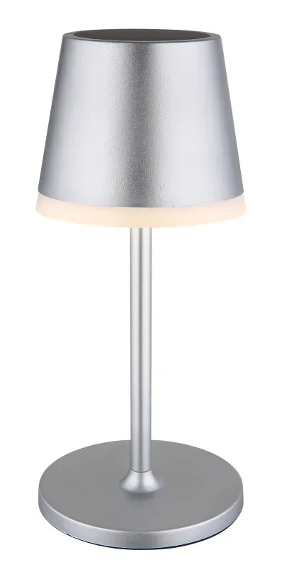 Globo Lighting - Bordslampa LED - Solcellslampa - Silver