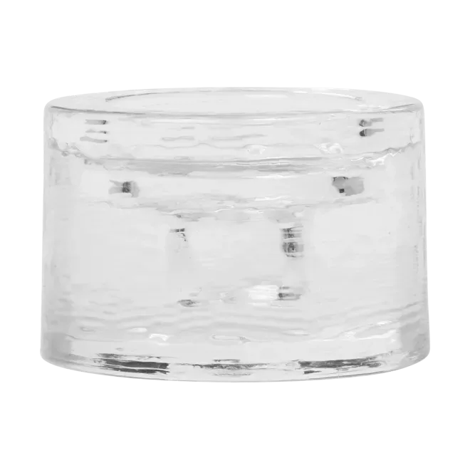 Ferm Living Gradia Kerzenhalter rund Ø8 cm Clear