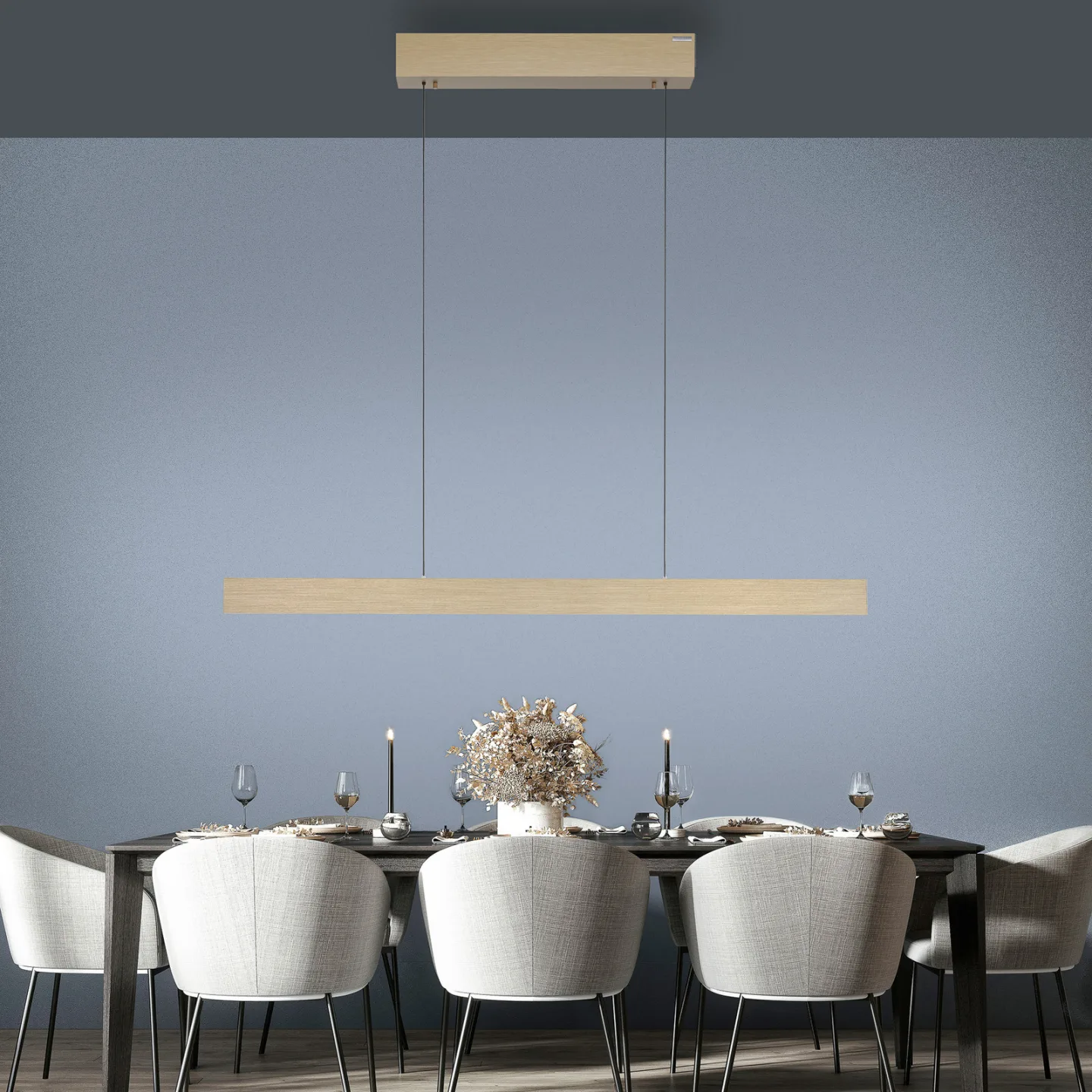 E-Motion LED-pendellampe, imperialguld, CCT – PURE PURE E-Motion - Stue - Moderne - Metal - Med én lyskilde
