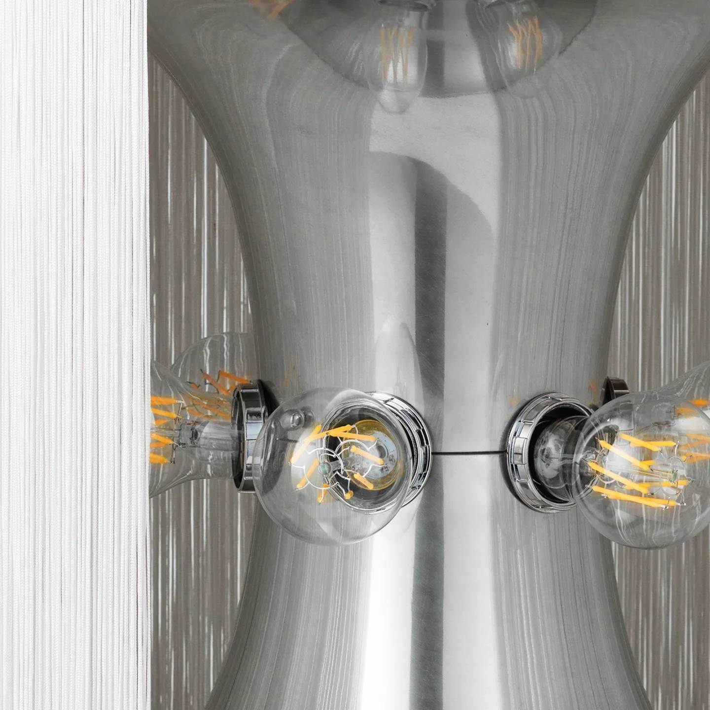 Model 597 Bordslampa Cream Fringe - Gubi - Vardagsrum - Design - Tyg / textil - Cylinder