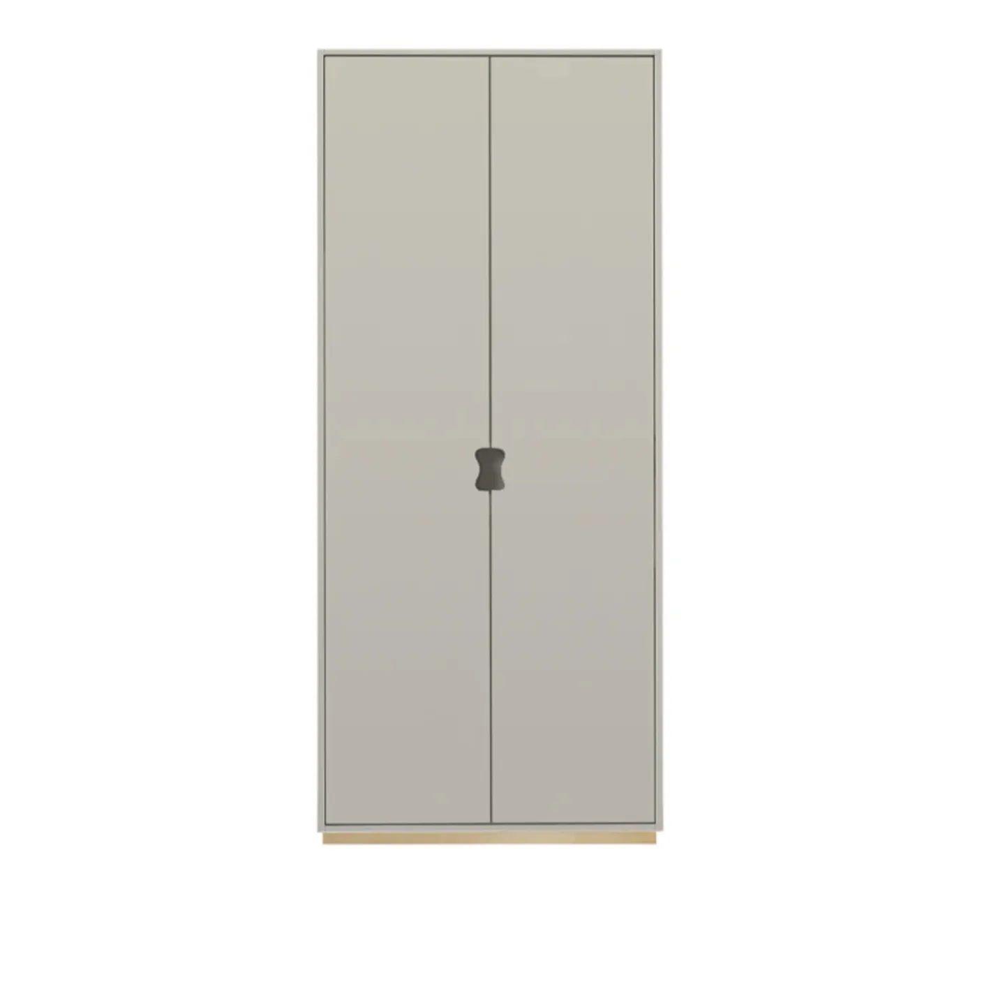 Asplund - Snow Cabinet F D30 Covered Doors - Light Grey, Ek Sockel - Skåp och vitrinskåp - Grå - Trä