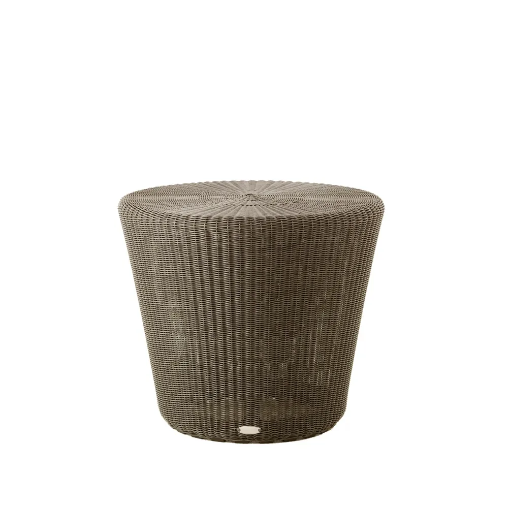 Cane-line Kingston bord/fotpall Ø46 cm Mocca