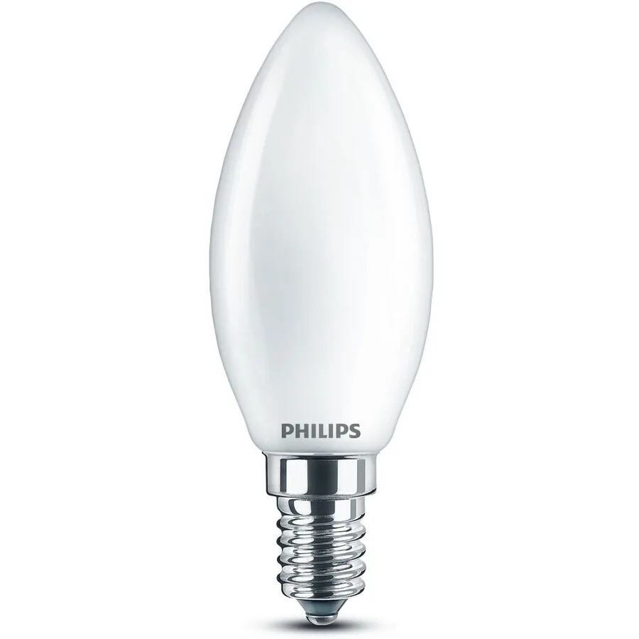 Leuchtmittel Philips Kunststoff E14 3.4 W - Farbe: weiss - LED - Lichtfarbe: Extra warmweiss - LED Leuchtmittel