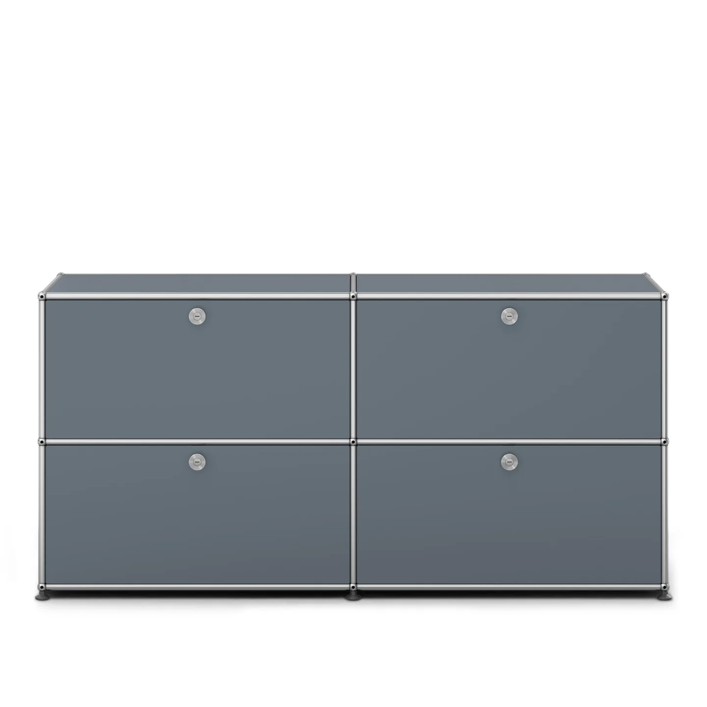 USM - USM Haller Sideboard E2 USM Mid Gray - Skänkar och sideboards - Fritz Haller & Paul Schärer - Grå