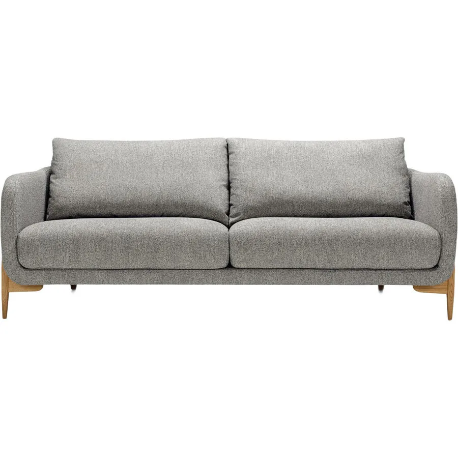 Sofa Leya Ohne Chenillestoff grau B 218 T 92 cm