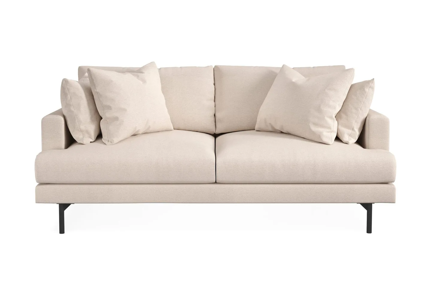 Menard 3-sits Djup Tygsoffa 205 cm bred - Beige