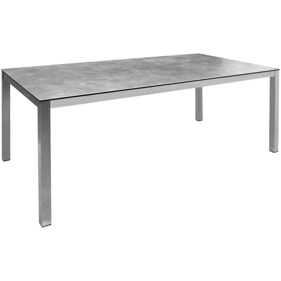Gartentisch Bermuda grau/braun Keramik B 180 T 90 cm