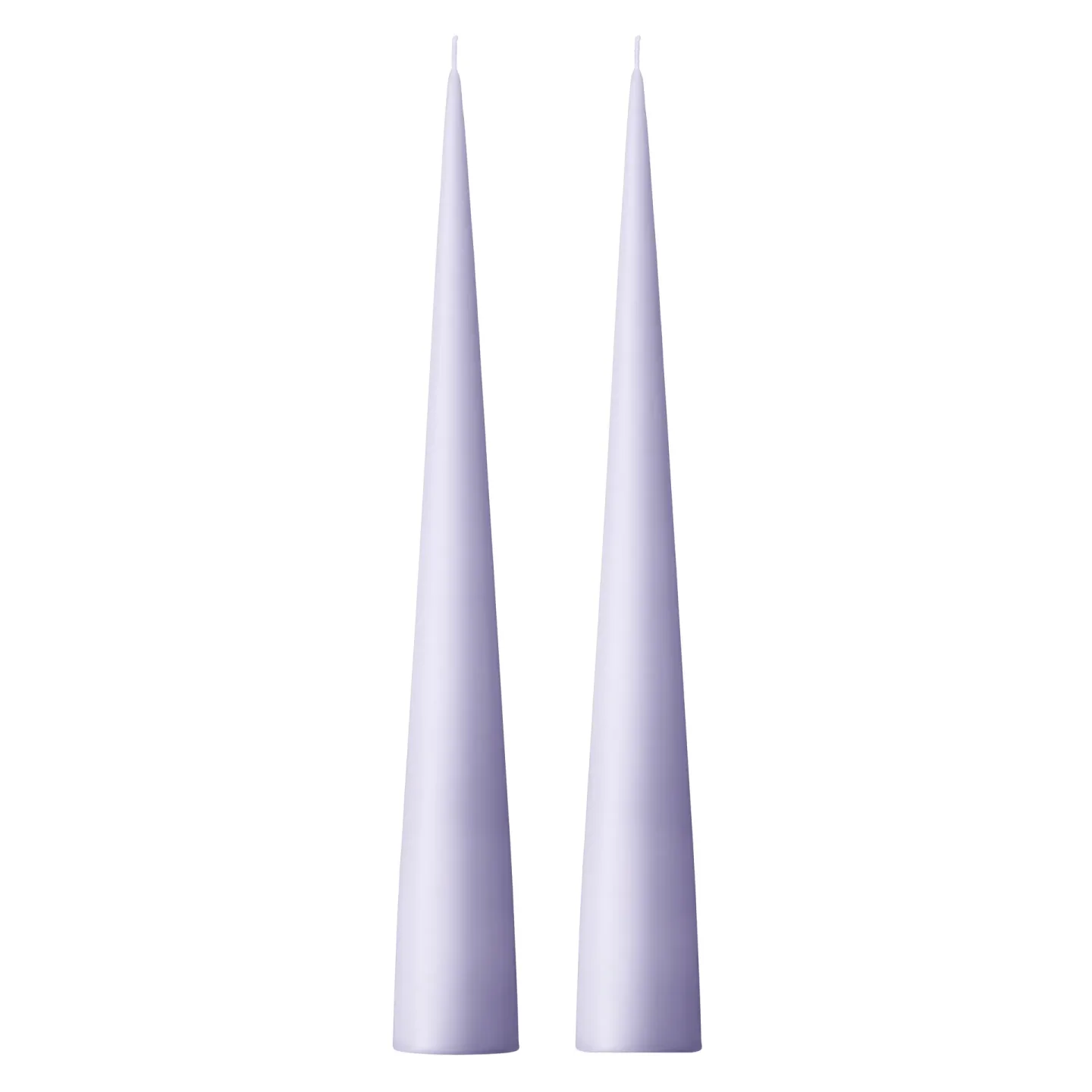 ester & erik ester & erik Kegelkerze 37cm 2er Pack matt Airy violet 12