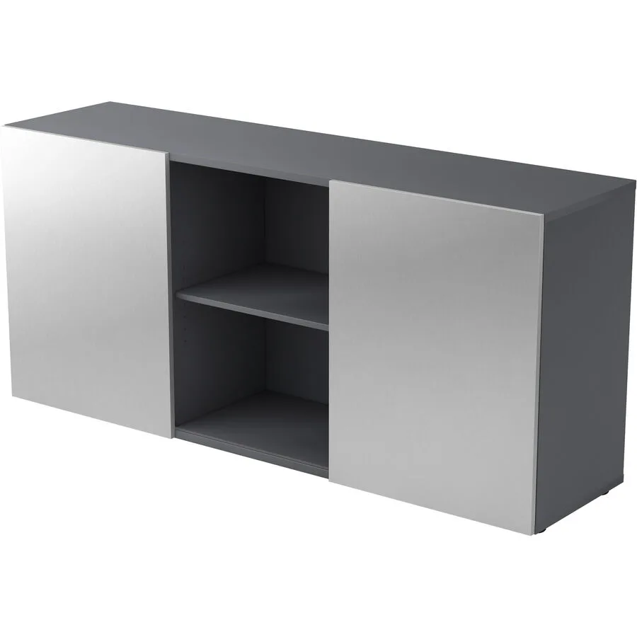 Aktenschrank Office Graphit, Silber Holzwerkstoff B 160 cm H 74.8 cm
