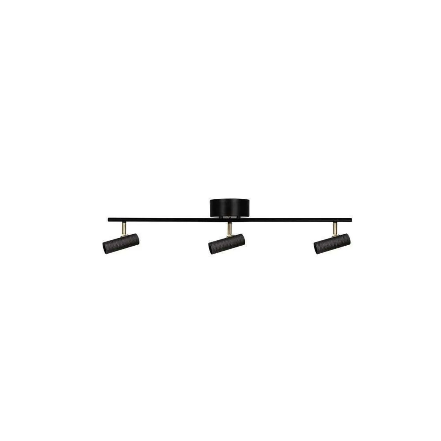 Globen Lighting Hubble 3 Long Deckenleuchte Schwarz-Messing