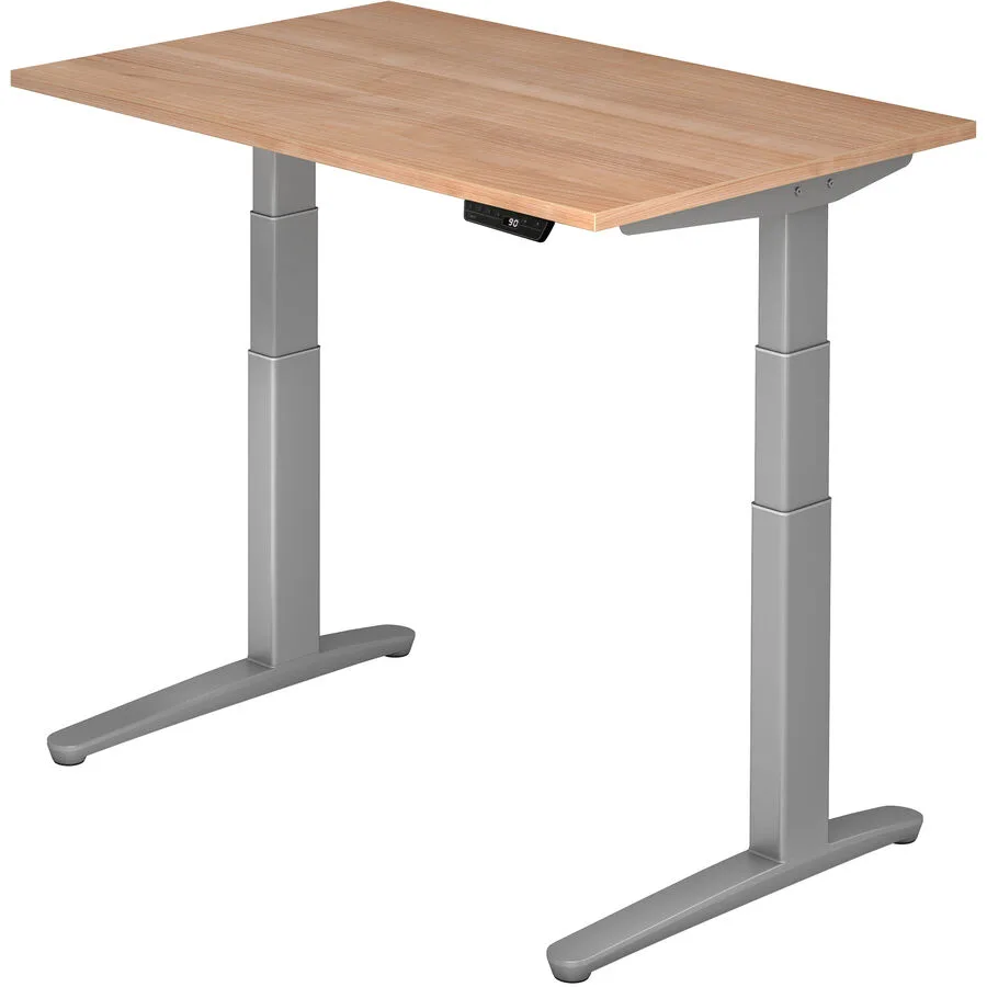 Schreibtisch Office Nussbaum Dekor Holzwerkstoff B 120 T 80 cm