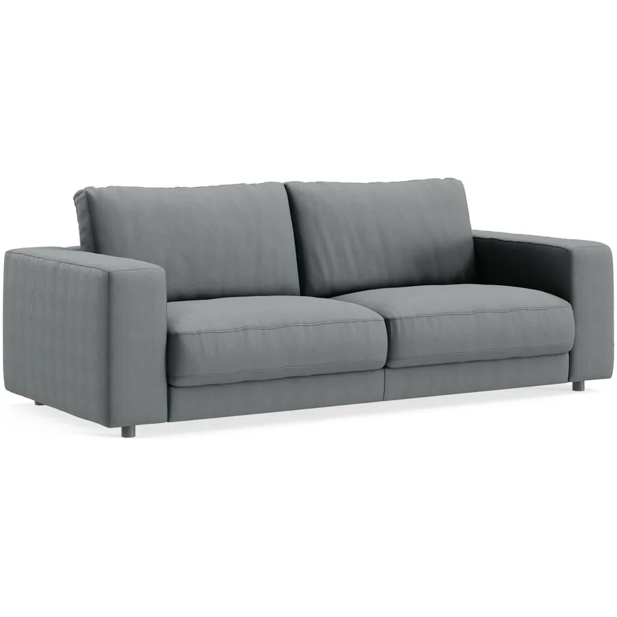 Sofa Ava Bezug: 100% Polyester grey B 230 T 107 cm - Möbel Konfigurator: Traummöbel individuell zusammenstellen