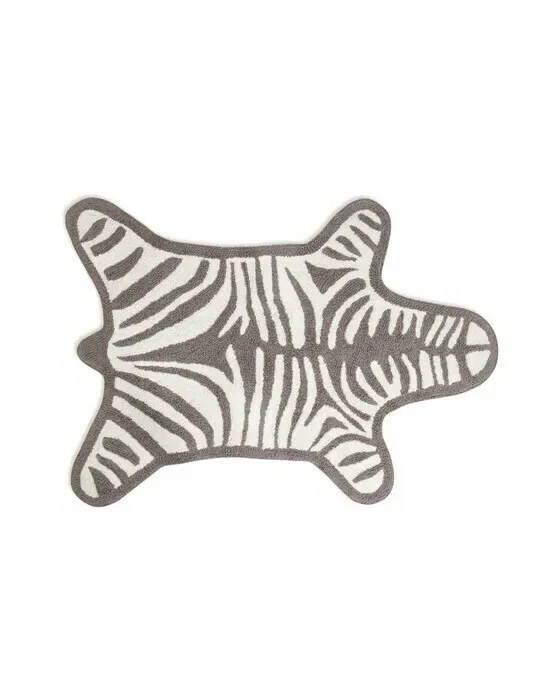 Zebra badrumsmatta taupe/vit