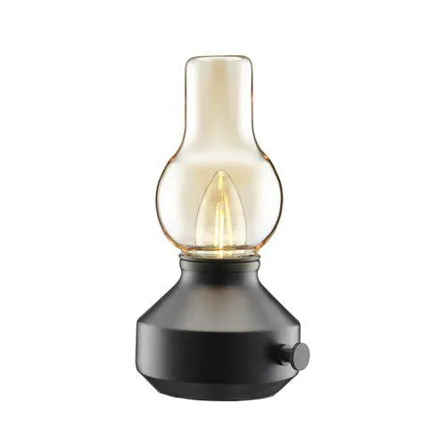 PR Home - Glimt 20cm - Portabel lampa - Svart