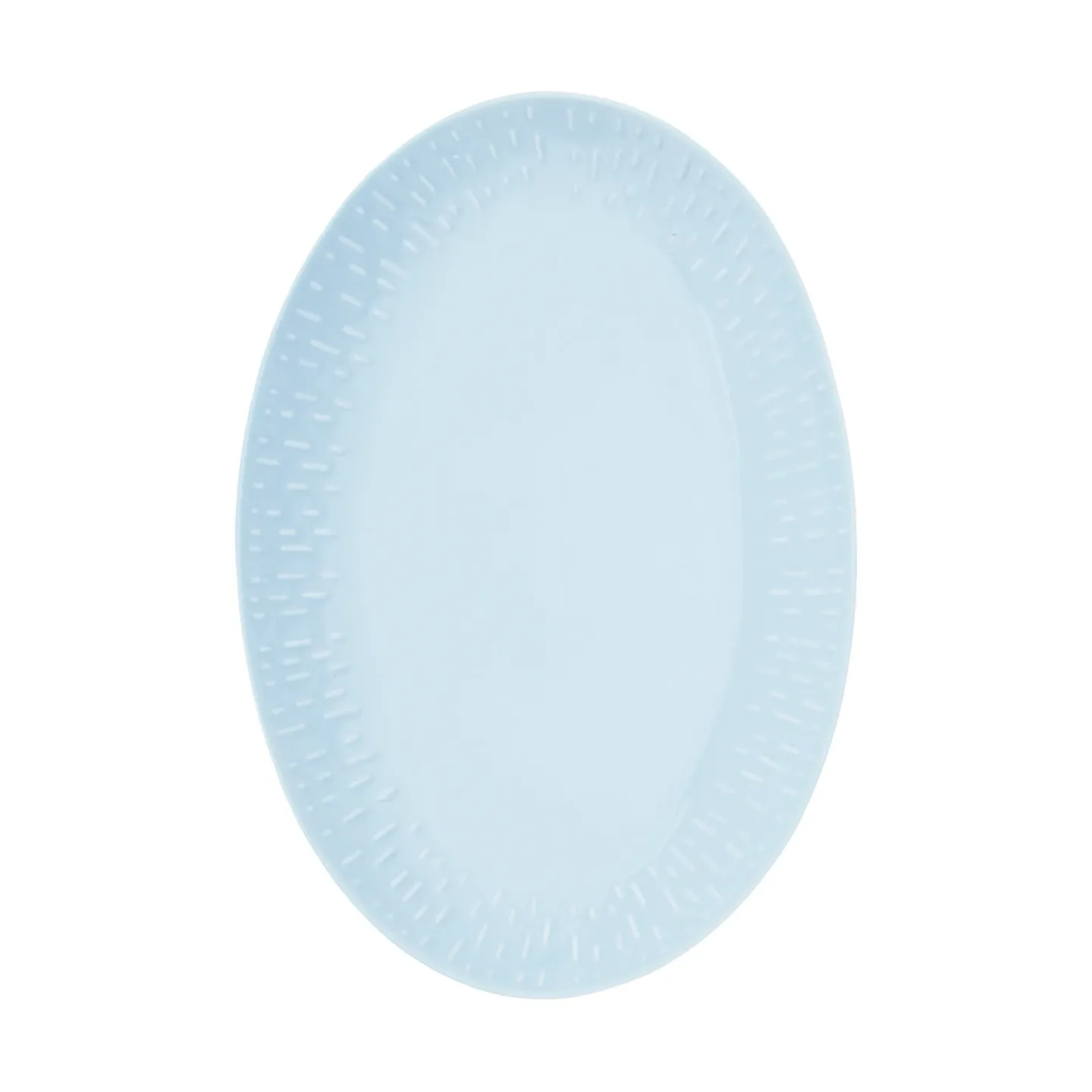 Aida Confetti Ovales Servierplatten-Tablett Aqua, 25,5 × 36 cm