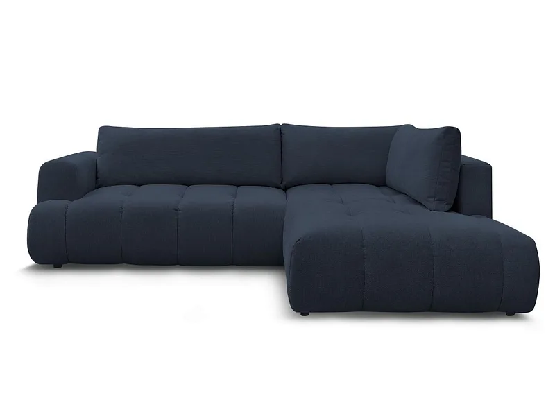 Ecksofa BOBOCHIC FUJI Stoff dunkelblau